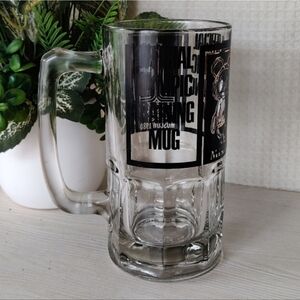 Vintage Moscow 1980 Official Olympic Training Large Glass Mug